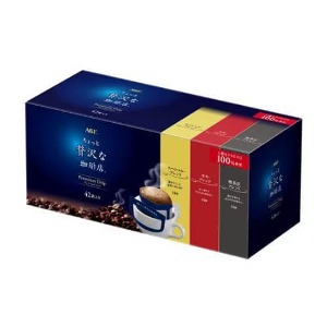 AGF 조금럭셔리한카페 레귤러 커피 프리미엄 드립 모둠(8g×42봉지)-일본직구 바리바리몰